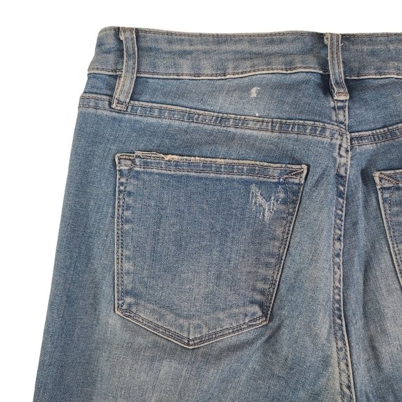 Vigoss Women's Jeans Size 28x28 Marley Super Skinny Distressed Blue Denim * - Picture 9 of 16